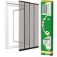 45. DOOR MOSQUITO NET 100X220 SLAT POLYESTER + VELCRO TAPE