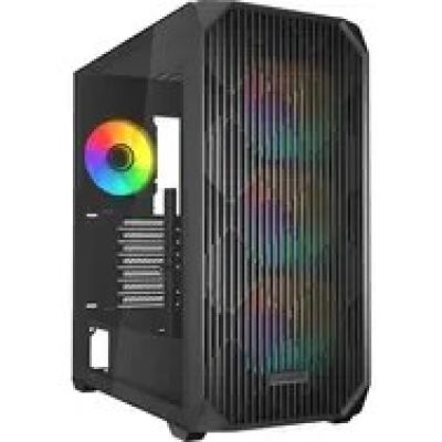 10. Sharkoon AK3 RGB Computer Case Black Tempered Glass