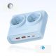 3. Orico PDC25 25W 6in1 Power Strip 2x AC + 2x USB-A + 2x USB-C - Blue