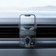 12. Baseus Gravity Air Vent Car Phone Holder (Air Outlet Version) black (SUWX010001)