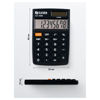 6. Eleven pocket calculator SLD-100NR replaces Citizen