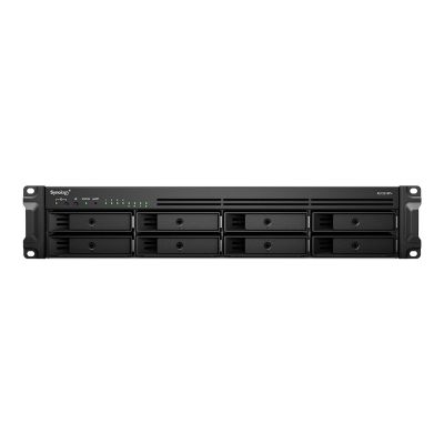 Synology RackStation RS1221RP+ NAS Rack Server (2U) Ryzen Embedded V1500B 4 GB DDR4 0 TB DiskStation Manager Black
