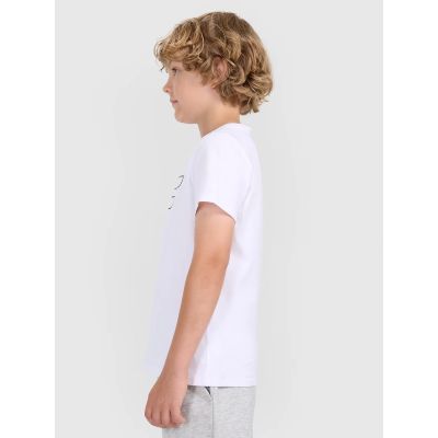 3. Boy's printed T-shirt 4F Junior 4FJWMM00TTSHM2331-10S