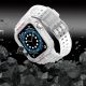 6. Protect Strap Band for Apple Watch 38/40/41mm Armored Case Strap - Transparent