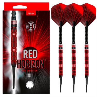 15. Harrows RED HORIZON 90% soft tip ImperialDiamond darts