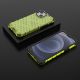 13. Honeycomb Case armor cover with TPU Bumper for iPhone 13 mini green