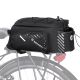 22. Wozinsky Bike Pannier Rack Bag with Shoulder Strap 9L (Rain Cover Included) Black (WBB22BK)