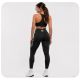 16. Women's long black COMBATWEAR leggings | DBX Bushido