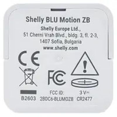 15. Shelly BLU Motion ZB Motion Sensor