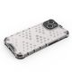 11. Honeycomb case for iPhone 14 Plus armored hybrid cover transparent