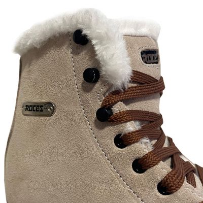6. Roces Suede Eco-Fur W 450702 00001 Figure Skates