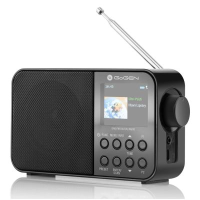GoGEN Portable DAB+/FM Radio – DAB500BTC