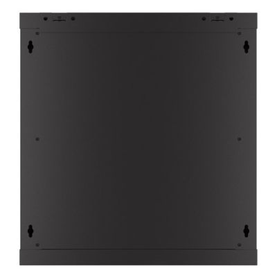 2. WALL-HUNG RACK CABINET 19" 12U 600X450 BLACK PERFORATED DOOR LANBERG (FLAT PACK)