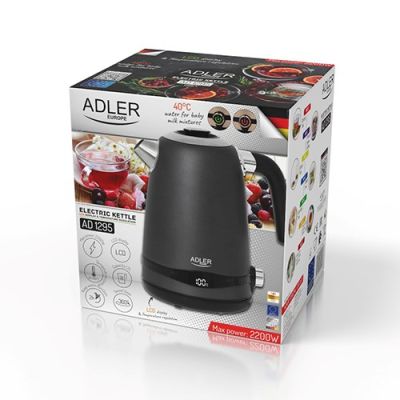 8. ADLER AD 1295g electric kettle, gray