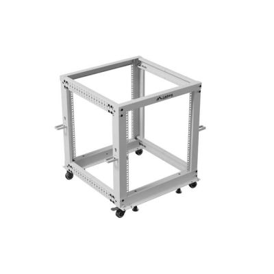 3. Open Rack 19'' 12U 600x600-1100 adjustable gray Lanberg