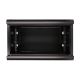 3. Extralink 6U 600x600 Black Wall-Mounted Rack Cabinet