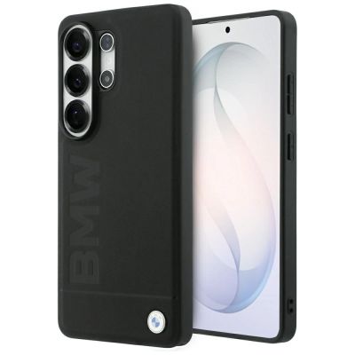 BMW Leather Hot Stamp MagSafe Case for Samsung Galaxy S26 Ultra - Black