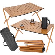 FOLDING TOURIST TABLE 90x60x45CM IN ENERO CAMP BAG