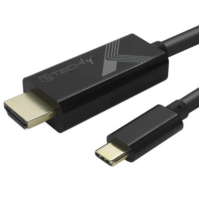 Techly IADAP USBC-HDMI2TY external usb graphics card 3840 x 2160 px Black