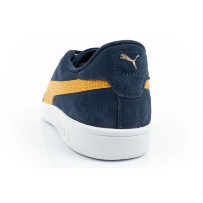 5. Puma men's sports shoes sneakers Smash 3.0 leather classic fashionable navy blue