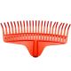 17. GARDEN RAKE FOR LEAF ORANGE M