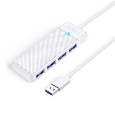 Orico PAPW4A-U3 USB Hub 4-port 4x USB-A 3.0 0.15 m - white