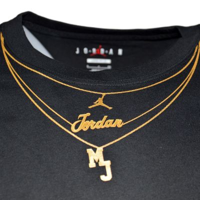 2. Jordan Heritage Chain T-shirt Wmns Core Black - DO5020-010