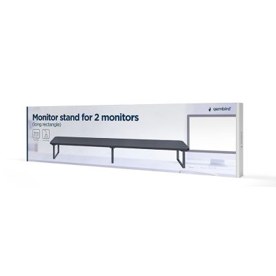 16. GEMBIRD 2-MONITOR STAND (RECTANGULAR SHAPE)