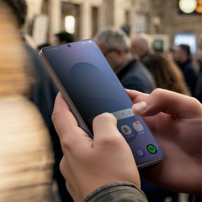 6. AmazingThing Radix Privacy Glass tempered glass for Samsung S26