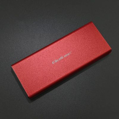 5. QOLTEC M.2 SSD CASE | SATA | NGFF | USB 3.0 | SUPER SPEED 5GB/S | 2TB | RED