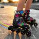 10. NH10907 4in1 ROLLER SKATES WITH EXTENDED HOCKEY BLADES TINTS PINK SIZE S(31-34) NILS EXTREME