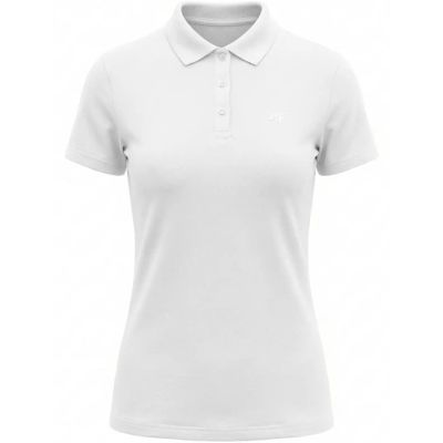 Women's polo shirt 4F F0768 white 4FWMM00TPTSF0768 10S