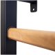 15. WOODEN AND METAL GYMNASTIC WALL BAR WITH WOODEN BAR AND ACCESSORIES BENCHK 211B A076