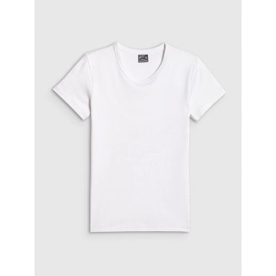 8. Women's slim plain T-shirt 4F 4FRAW25TTSHF3623-10S