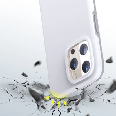 3. Choetech MFM Anti-drop case Made For MagSafe for iPhone 13 Pro white (PC0113-MFM-WH)