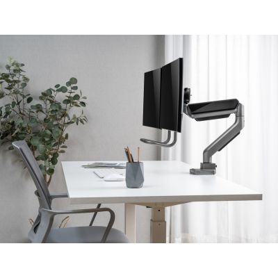 9. Accessories: Desk mount 17"-32"/2TFT 360° Gas spring 9 kg silver