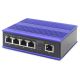 2. Industrial switch 4x 100 Base-TX PoE 120W + 1x uplink 100 Base-TX DIN extended temperature range.