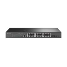 TP-Link Omada SG3428MP Network Switch Managed L2+ Gigabit Ethernet (10/100/1000) PoE Support 1U Black