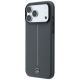 2. Mercedes Leather Semi Wrap with Iconic Line MagSafe Case for iPhone 18 Pro Max / 17 Pro Max - Dark Gray