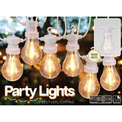 30. GARDEN GARLAND PARTY LIGHT 20LED A60 WHITE CABLE