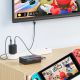 8. Acefast 2in1 charger GaN 65W USB Type C / USB, adapter HDMI adapter 4K 60Hz (set with cable) black (A17 black)