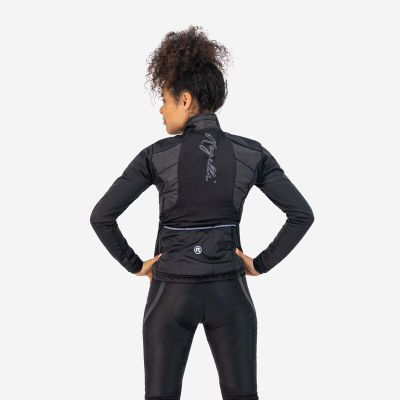 4. Rogelli women's winter jacket WADDED black L