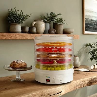 9. GreenBlue GB190 mushroom, vegetable and fruit dehydrator (250W; white)