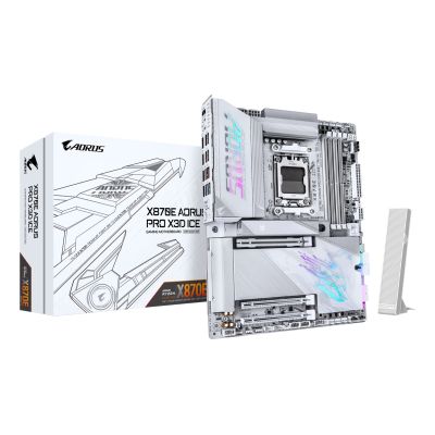 2. GIGABYTE X870E AORUS PRO X3D ICE AMD X870E Socket AM5 ATX