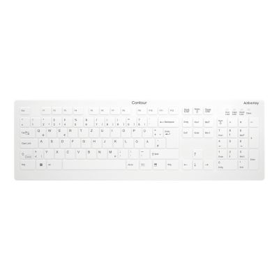CHERRY Keyboard AK-C8112 Medical Wireless DE White Wireless