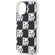 6. DKNY IML Checkered Mono Pattern case for iPhone 15 Plus / 14 Plus - black