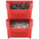 38. BINEER SHORT WORKSHOP BIN CONTAINER SET 10 PCS RED KISTENBERG