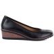 2. Women's black wedge shoes Vinceza 58628