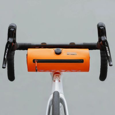 3. Rockbros AS-143 ROAD TO SKY handlebar bicycle bag, waterproof, 2 l - orange