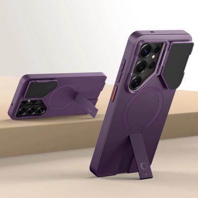 4. Tech-Protect Kevlar Aura MagSafe Case for Samsung Galaxy S26 Ultra - Purple